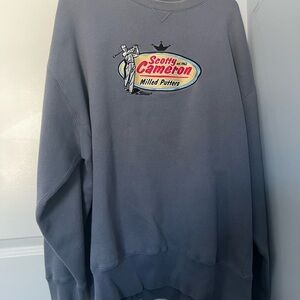 Titleist Scotty Cameron Blue Men's Crewneck Sweater